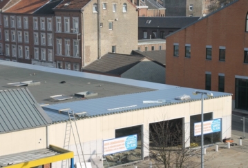 Lidl à Verviers – Isolation et étanchéité d’une toiture plate – 960 m²